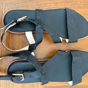 W8 Cole Haan Black “Findra” Strappy Sandals